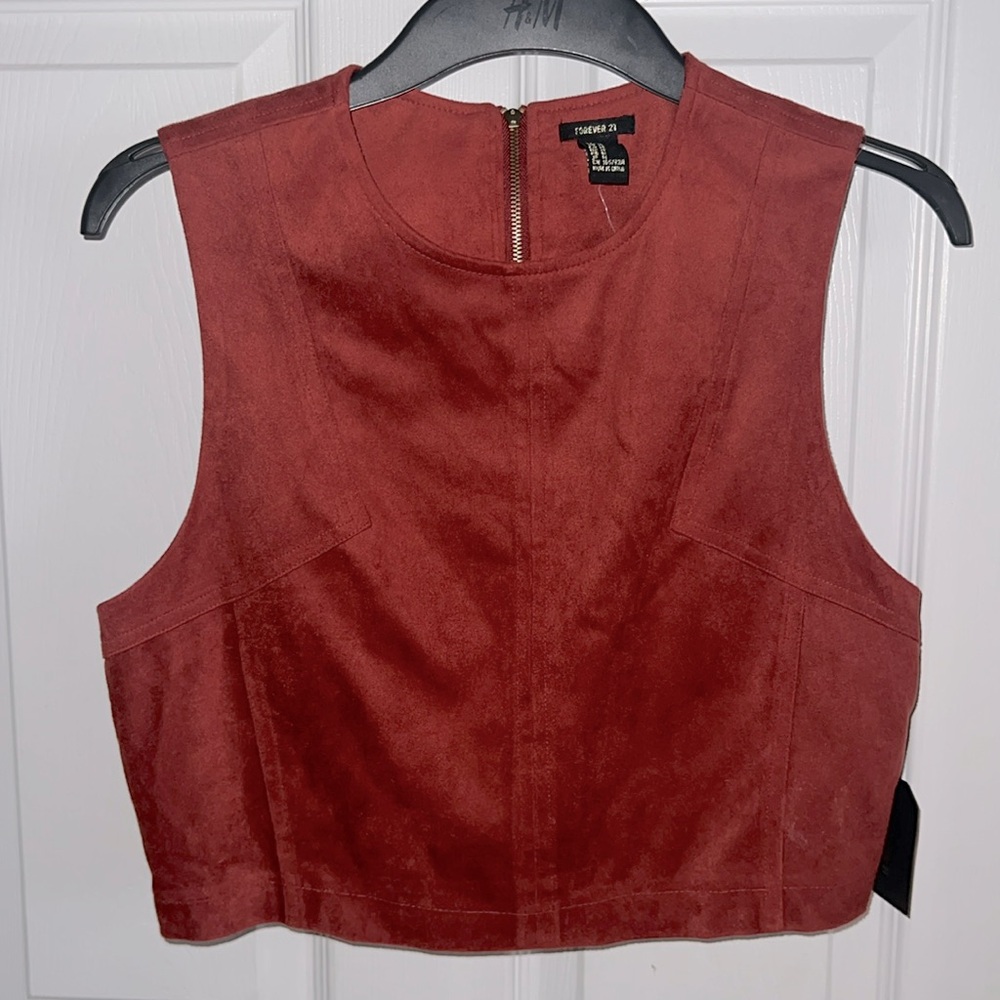 Rust Zipper Top 🚨⚡️(FREE WITH PURCHASE)⚡️🚨